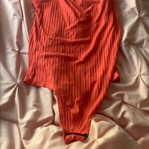 red body suit